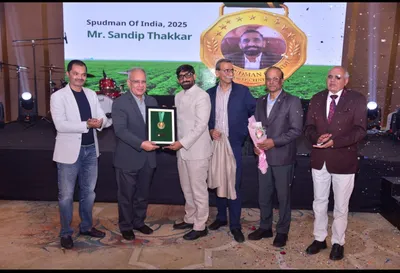 Sandip Thakker Honored as “Potato Man of India” for Revolutionizing the Sector
